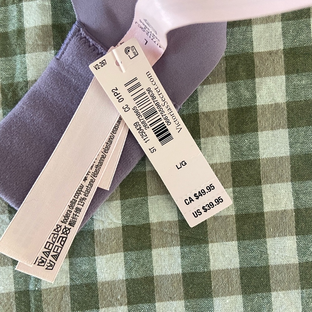 Victoria's Secret lightly lined wireless comfort Lavender Bra - Picture 3 of 5